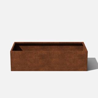 Veradek 2 ft. x 4 ft. Metal Corten Steel Garden Bed GBVRECS