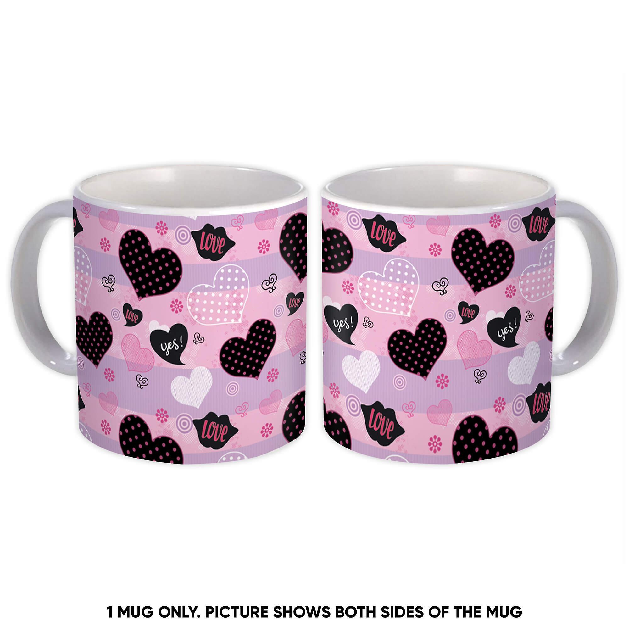 Gift Mug: Love Hearts Polka Dots Baby