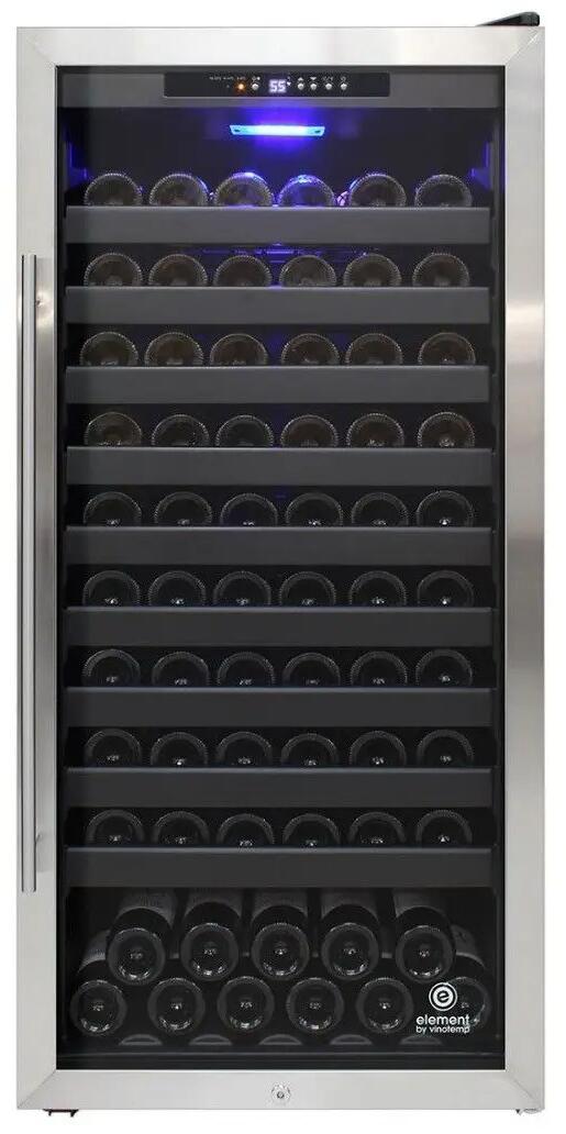 Element by Vinotemp EL100SBB 24 Inch Black Wine Cooler