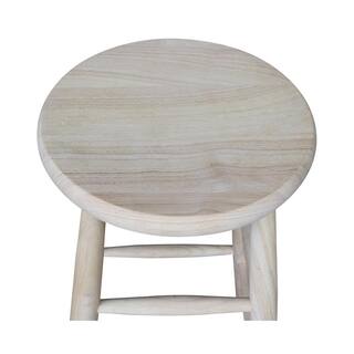 International Concepts 30 in. Unfinished Wood Bar Stool 1S-830