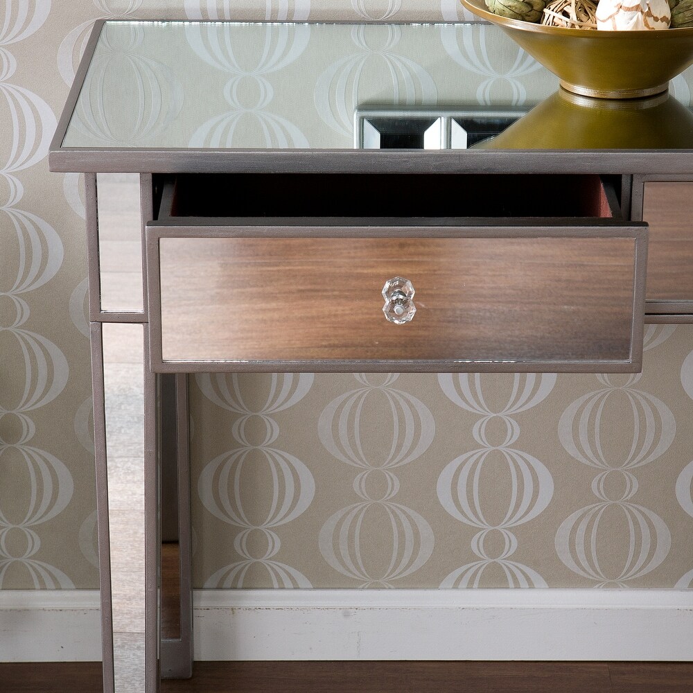 SEI Furniture Olivia Mirrored Accent Table