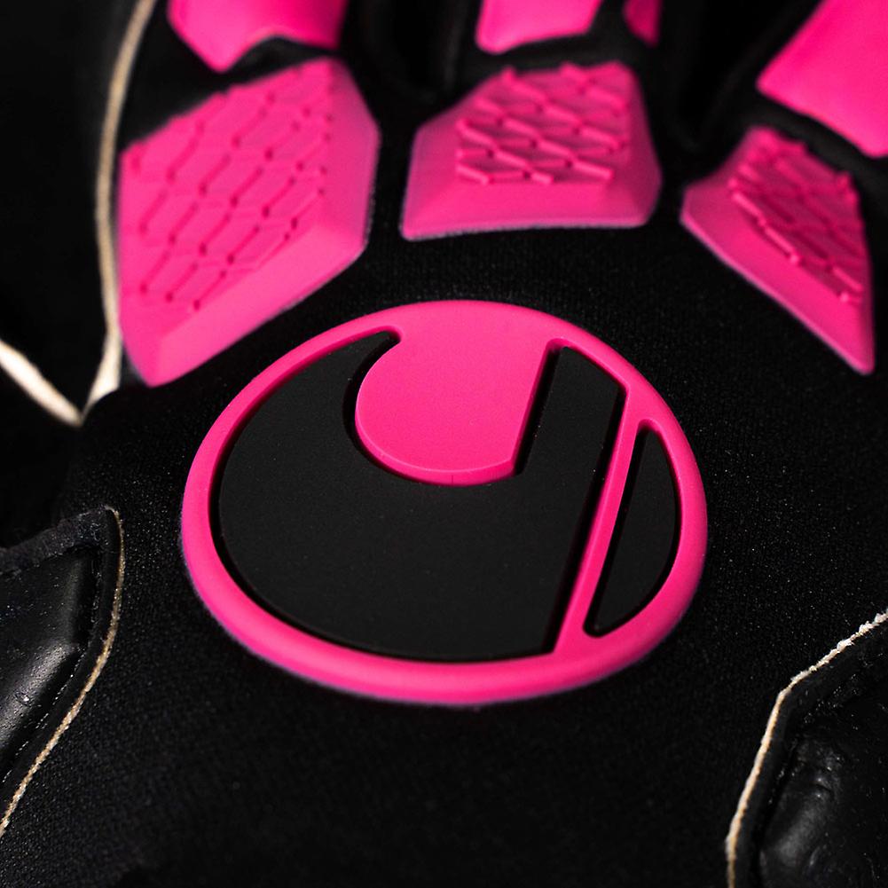 Uhlsport HYPERBLACK PINK Supergrip+ HN #324 Goalkeeper Gloves