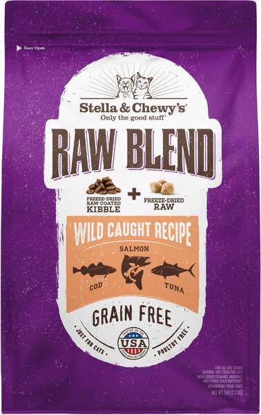 Stella and Chewy's Raw Blend Wild Caught Recipe Dry Cat Food