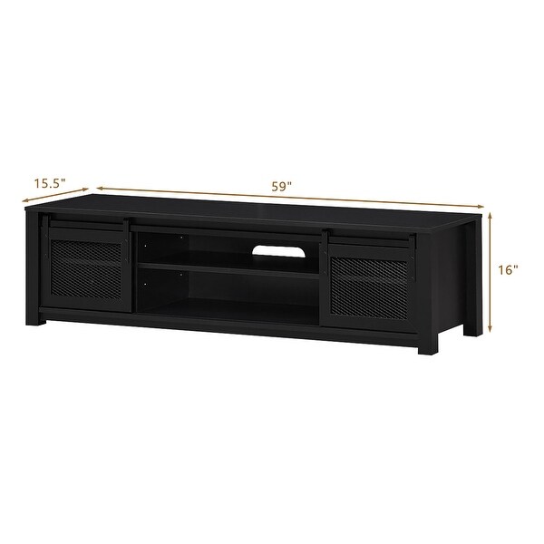 Media Entertainment Center TV Stand Console Storage Cabinet for TV