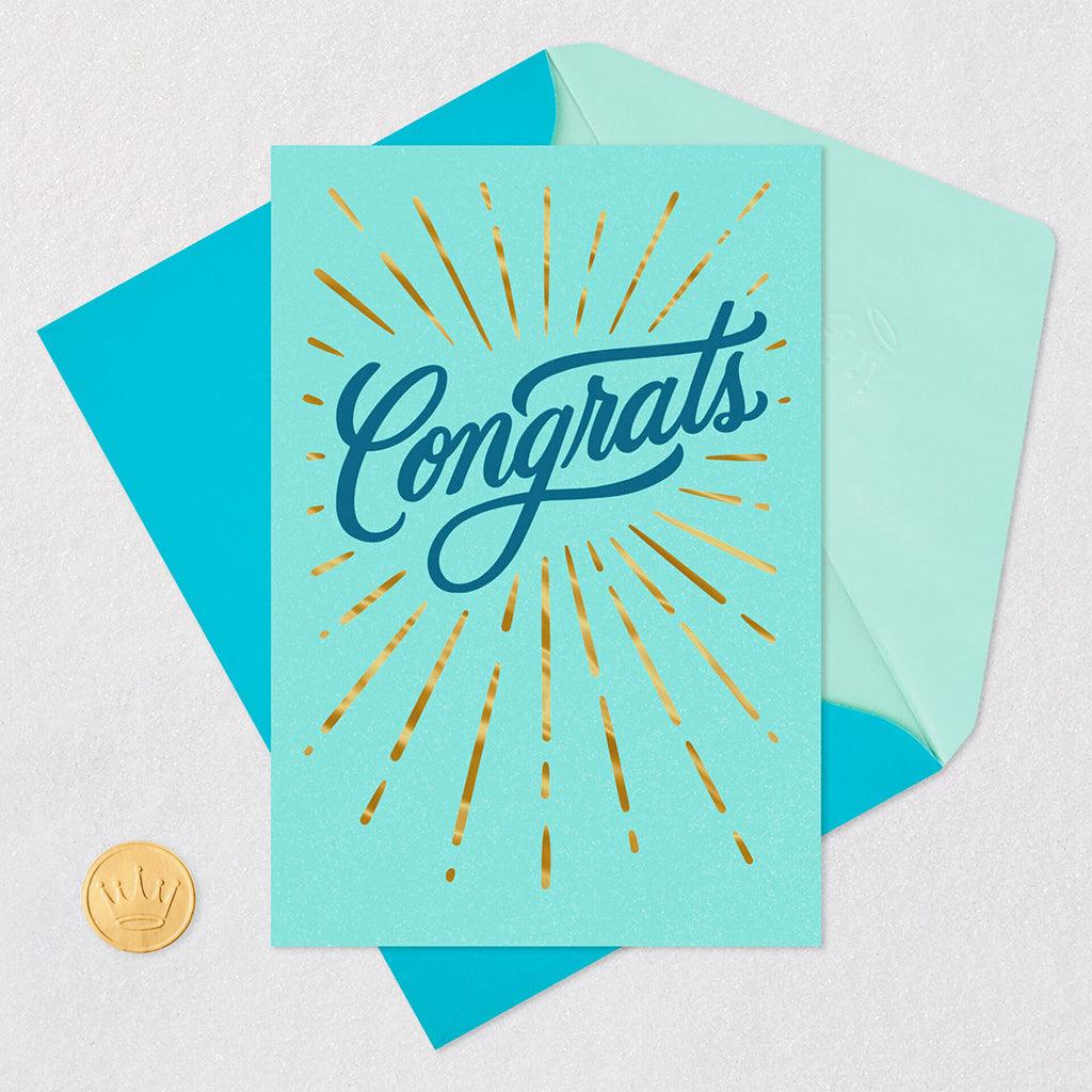 Hallmark  You Deserve This Moment Video Greeting Congratulations Card