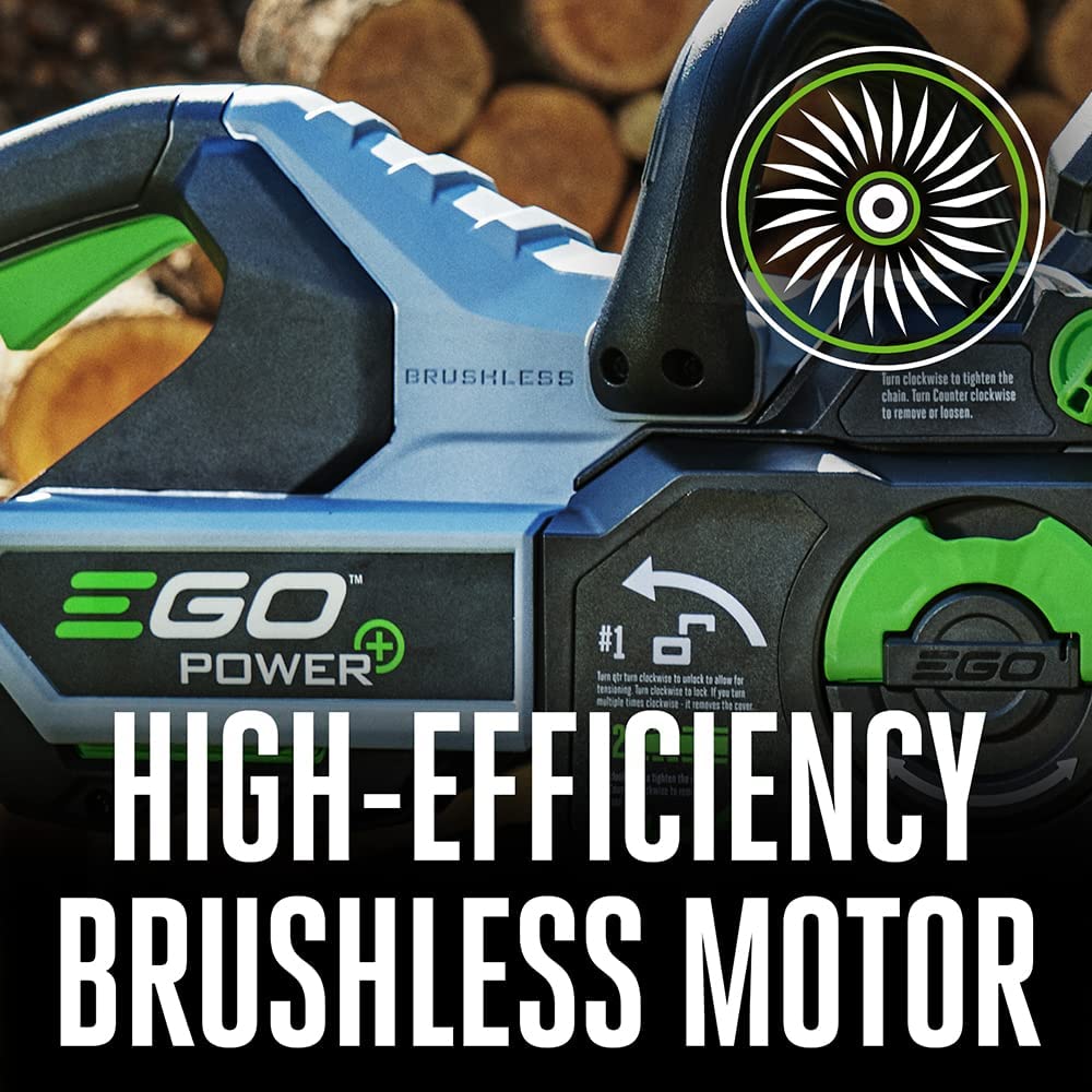 EGO CS1613 POWER+ 56-volt 16-in Brushless Cordless Electric Chainsaw 4 Ah (Battery and Charger Included)