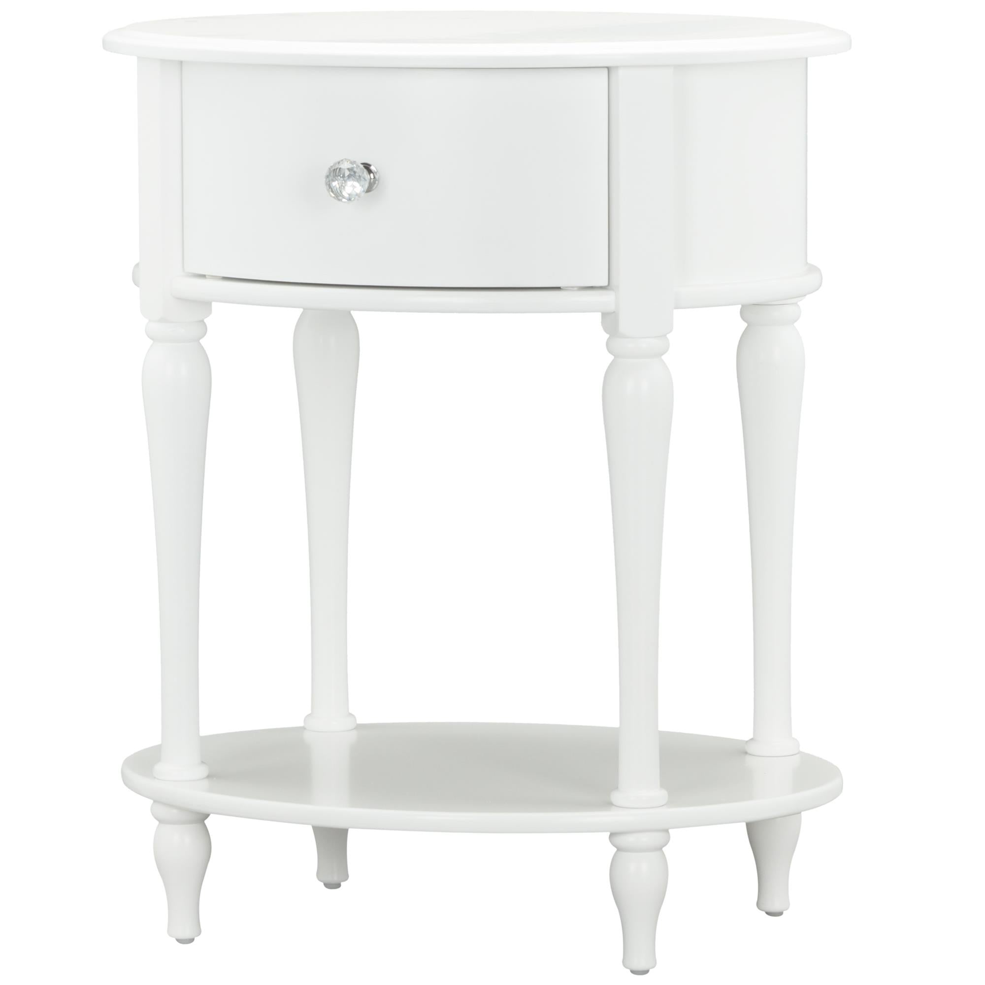 Little Seeds Rowan Valley Laren Oval Nightstand, White