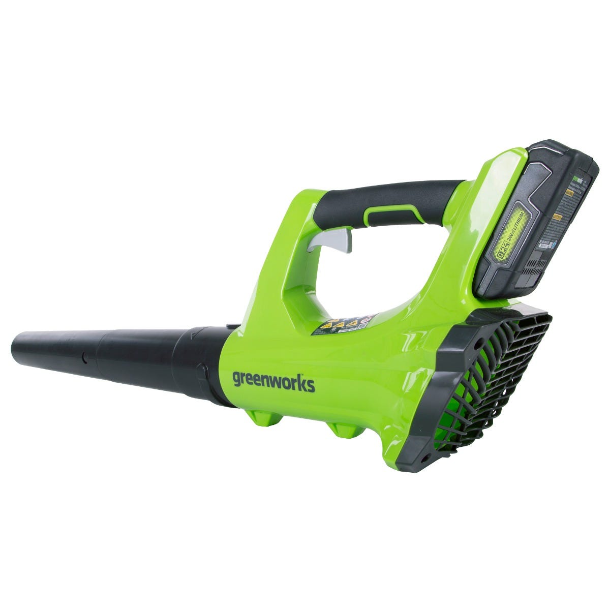 24V Cordless 330 CFM Leaf Blower with 2.0 Ah Battery | Greenworks