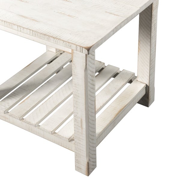 Barn Door Wood End Table by Martin Svensson Home