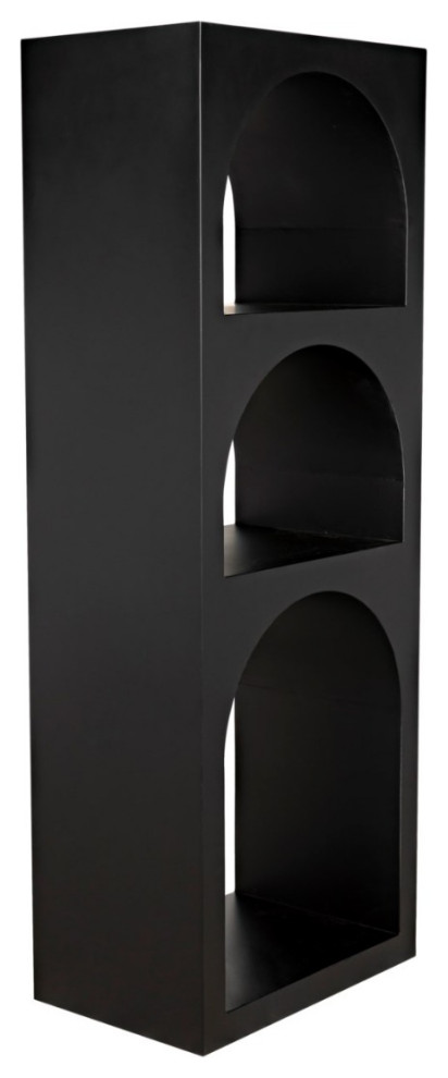 NOIR Furniture   Aqueduct Bookcase  A  Black Metal   GBCS240MTB A   Transitional   Bookcases   by GwG Outlet  Houzz