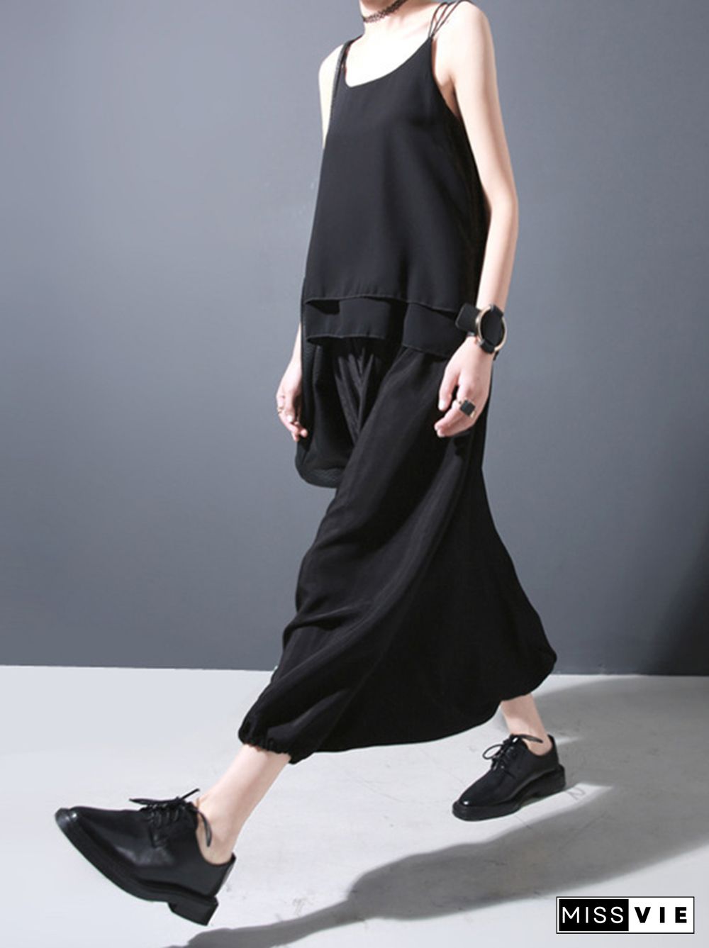 3 Colors Elasticity Cuprammonuium Knickerbockers Culotte Pants