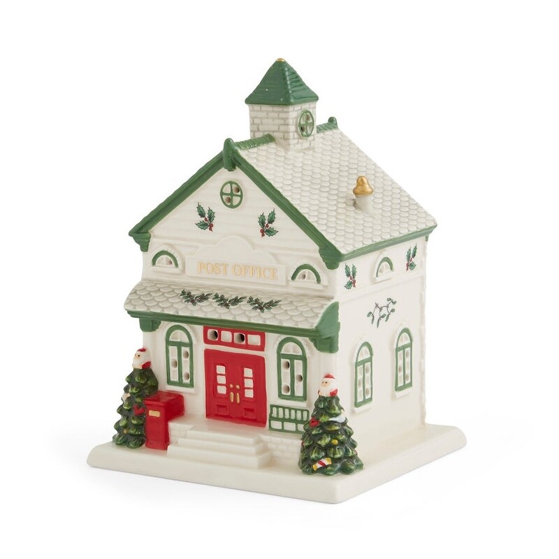 Spode Christmas Village Post Office Figurine   6.5\