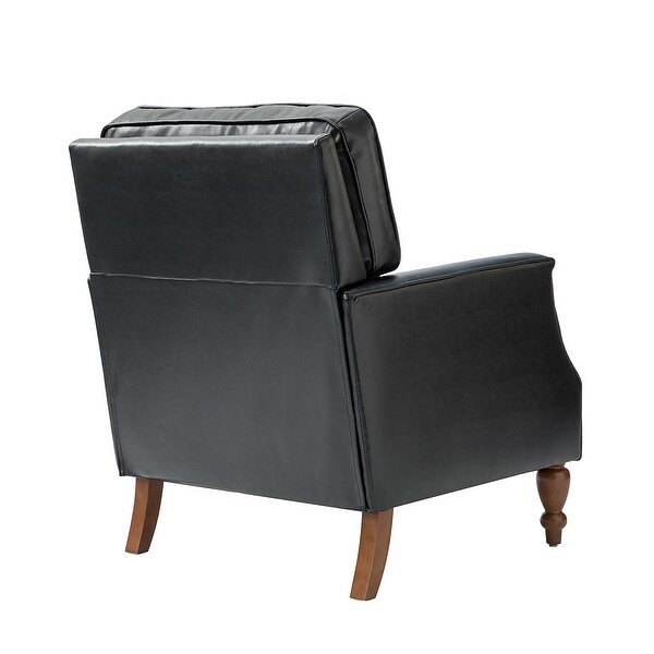 Johannes Comfy Living Room Armchair with Turned Legs by HULALA HOME