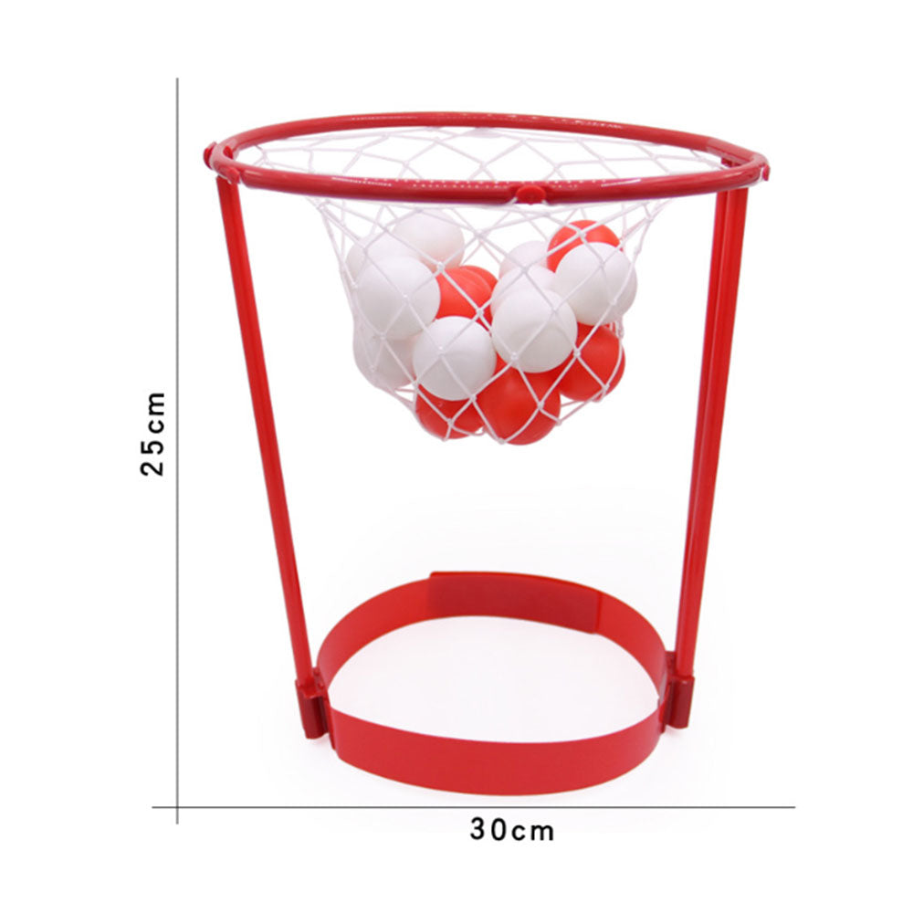 Head Basketball Hoop with 20pcs Balls Adjustable Head Hoop Game Shooting Ball Outdoors Sport Children Kids Educational Toys Game