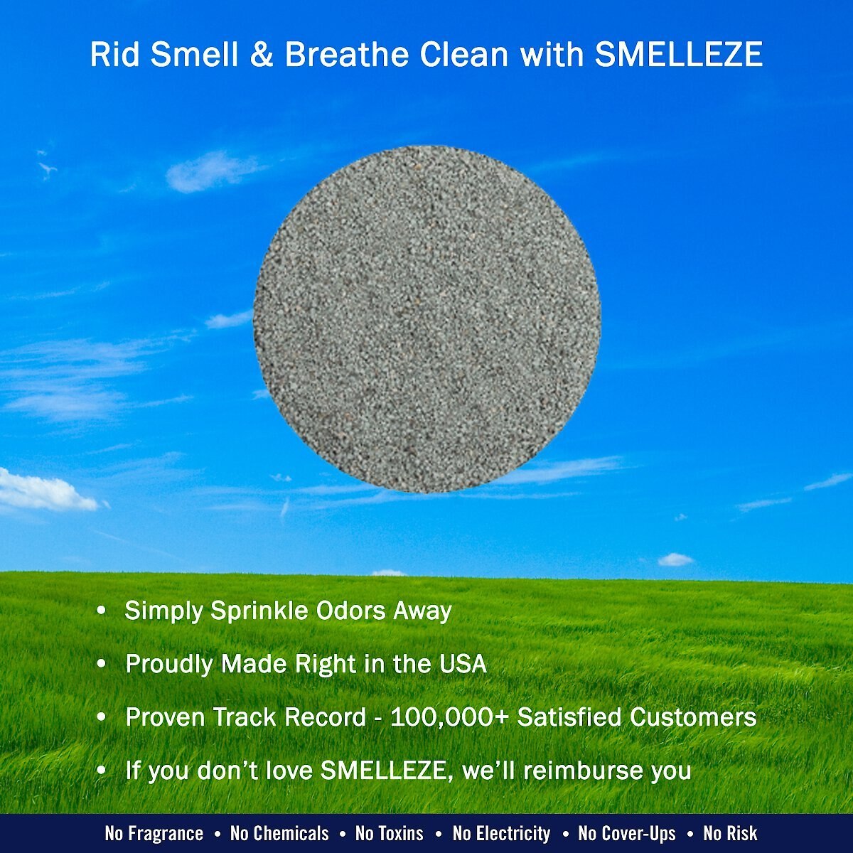 Smelleze Natural Yard Odor Removal Deodorizer Granules