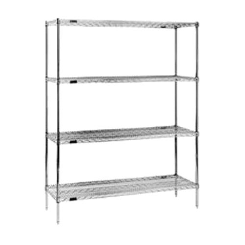 Eagle Group 1836C63 Red-i-Pak Shelving Unit， 4-tier， 36