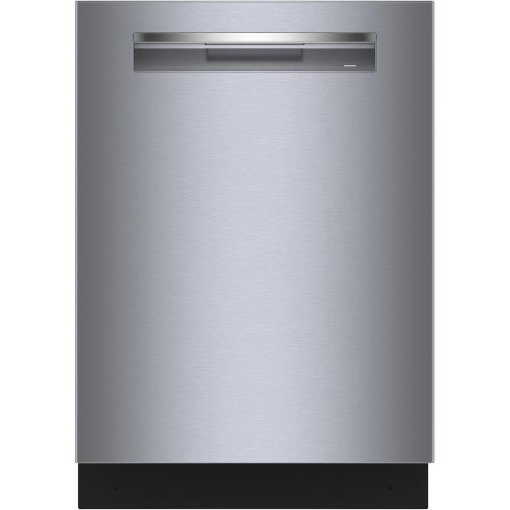 Bosch 800 Series 24 in. Stainless Steel Top Control Tall Tub Pocket Handle Dishwasher with Stainless Steel Tub SHP78CM5N