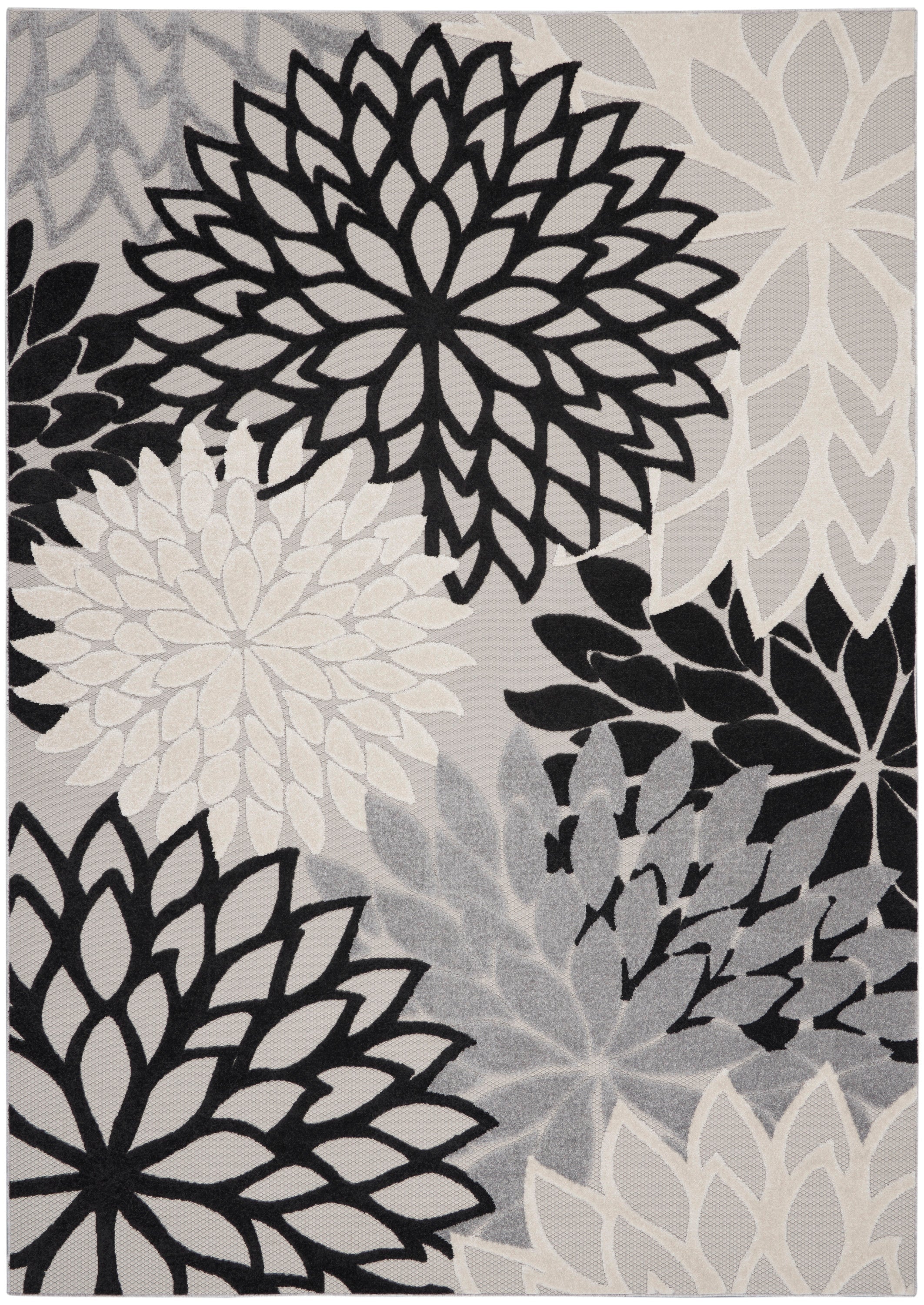 Aloha Black/White Rug