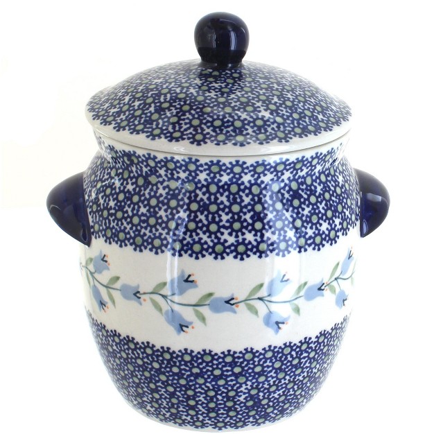 Blue Rose Polish Pottery P066 Manufaktura Small Canister