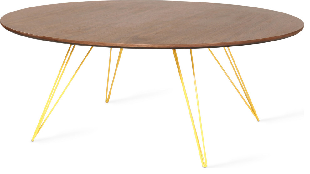 Williams Round Coffee Table   Midcentury   Coffee Tables   by HedgeApple  Houzz