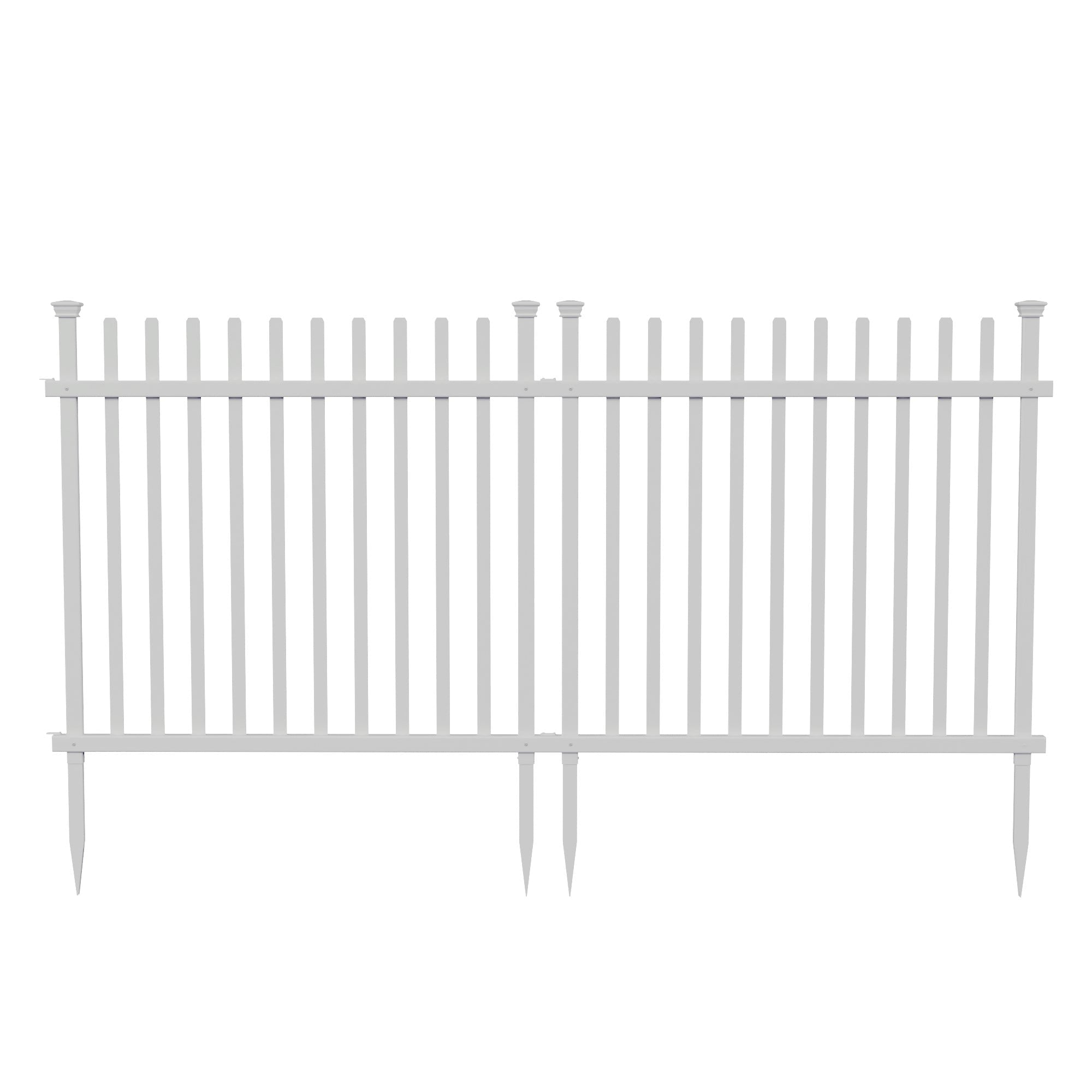 Zippity Outdoor Products Burbank Vinyl Picket Fence (2-Pack)