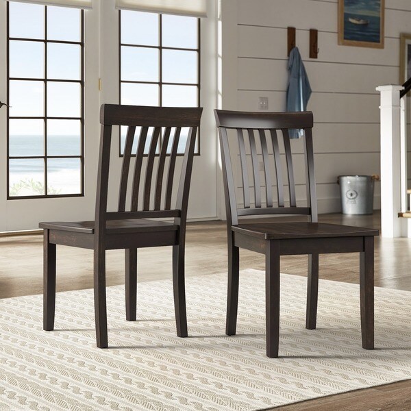 Wilmington II Slat Back Dining Chairs (Set of 2) by iNSPIRE Q Classic