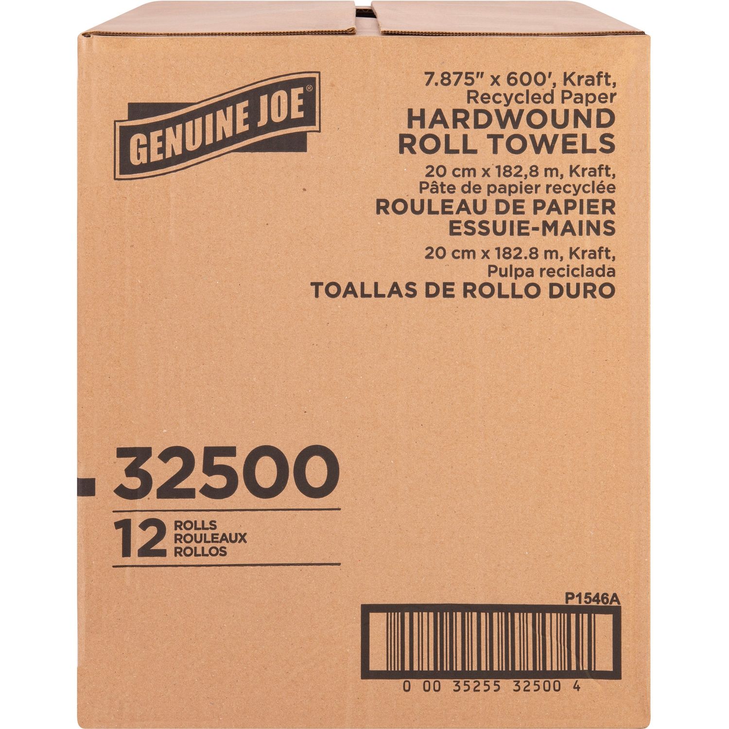 Embossed Hardwound Roll Towels by Genuine Joe GJO32500