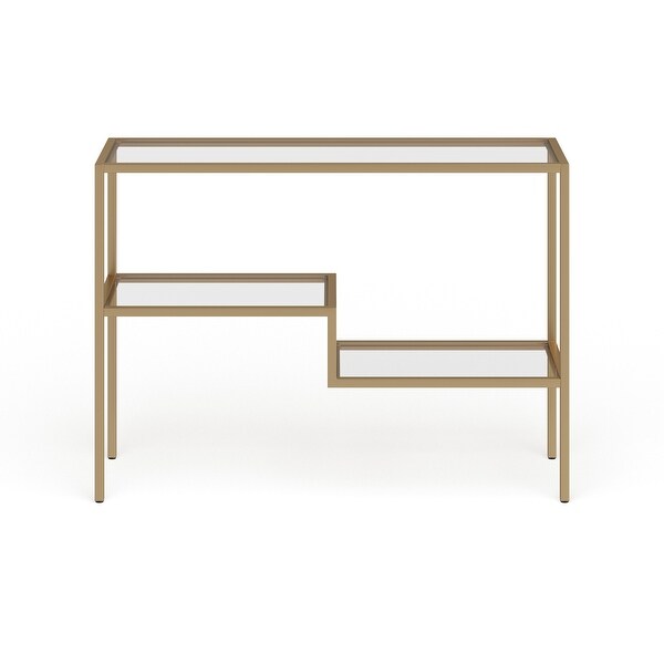 Lovett Console Table Brass Finish