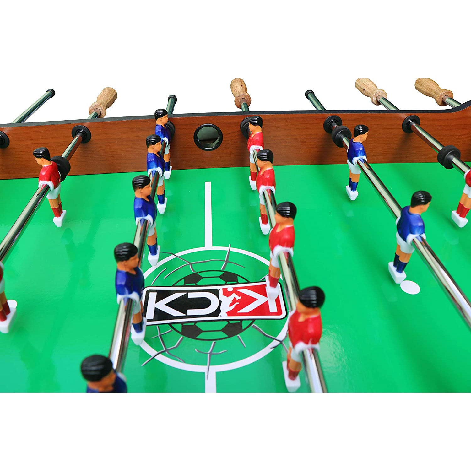 KICK Monarch 48" Recreational Multi Person Folding Foosball Table, Brown