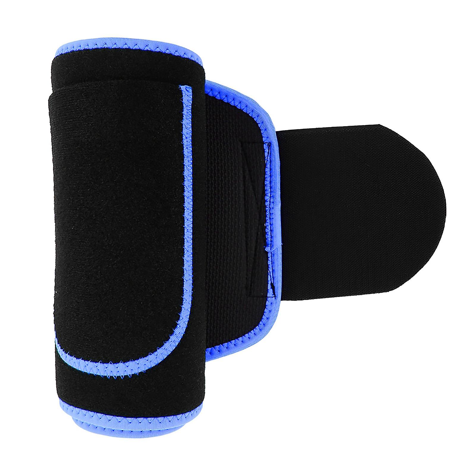 Breathable Waist Support Protector Running Sports Fitness Belt Waist Trainer(royalblue L)