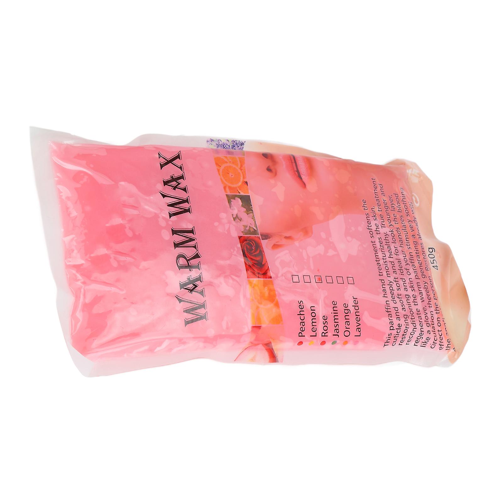 Paraffin Wax 450g Deeply Moisturising Paraffin Wax Beads Blocks For Hands Feet Dry Skin Stiff Muscles Pain Relievingrose