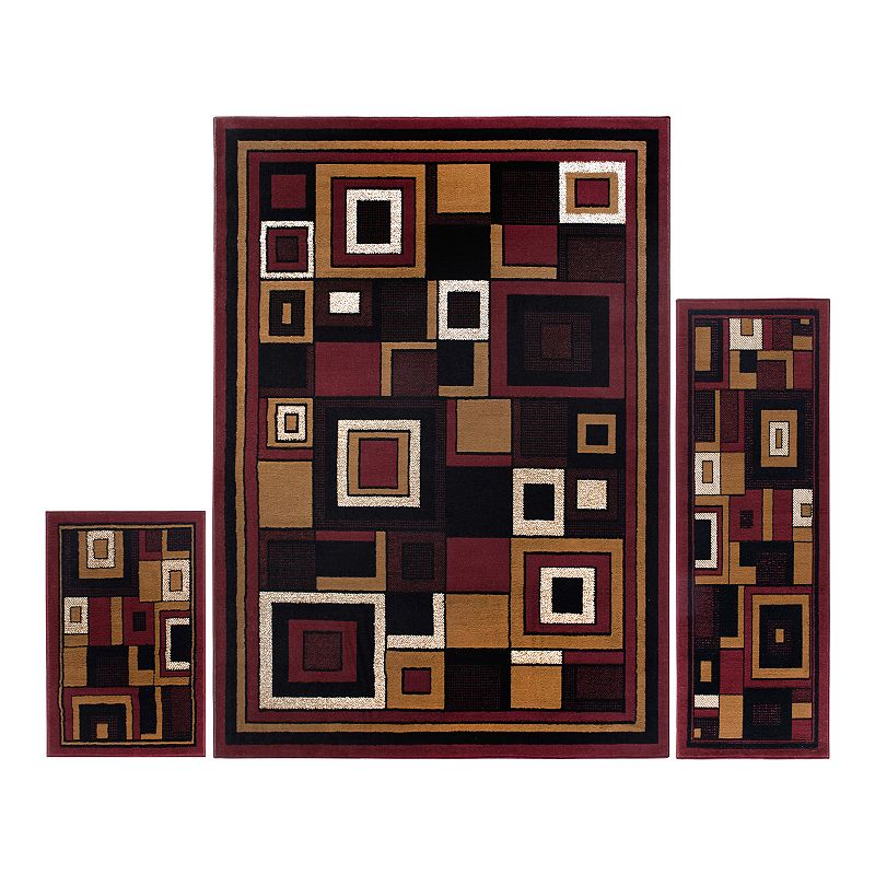 Home Dynamix Ariana Mey 3-Piece Area Rug Set