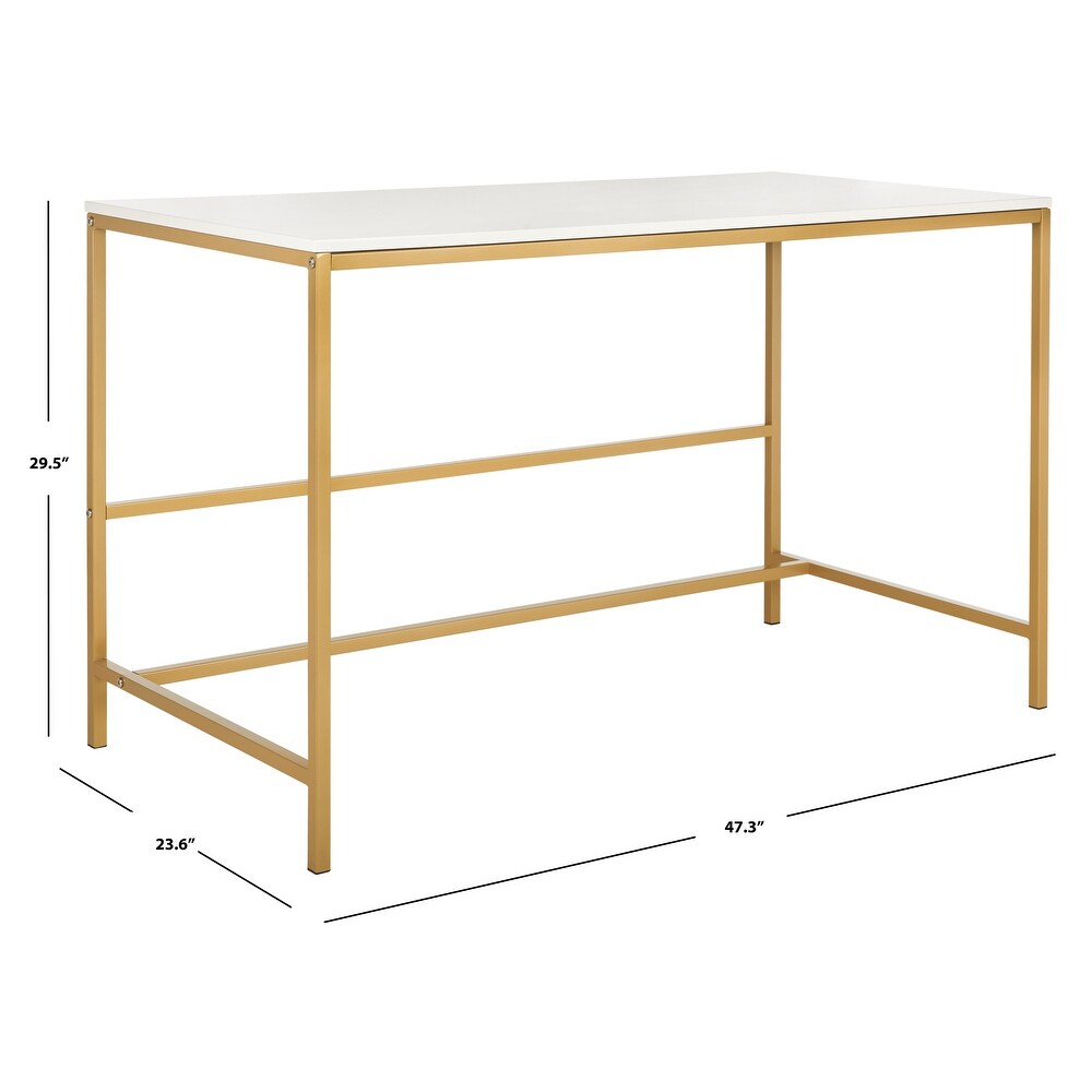 SAFAVIEH Nova Glossy Wooden Desk