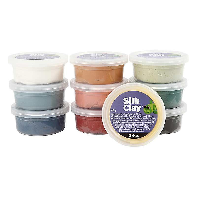 Silk Clay® modeling set - 10 X 40 g