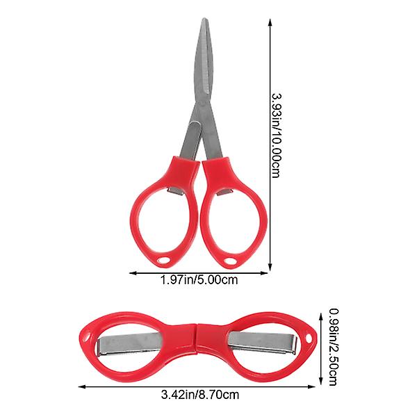 3pcs Mini Scissors Stainless Steel Scissors Cutting Scissors Diy Scissors Folding Scissors