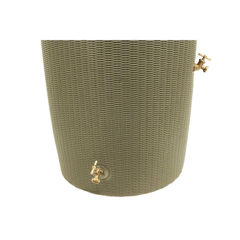 Good Ideas Impressions Bali 50 Gal. Desert Sand Rain Barrel IMP-B50-DES