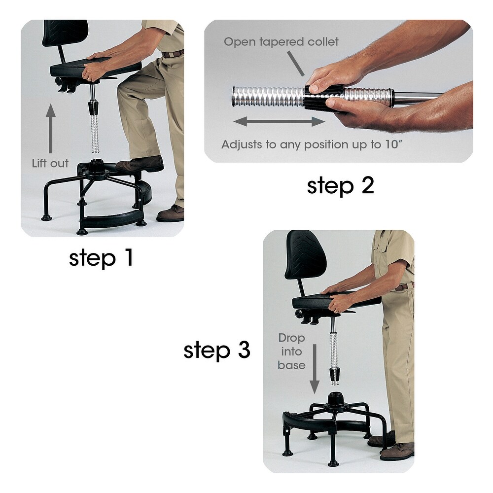 Task Master Industrial Ergonomic Workbench Chair