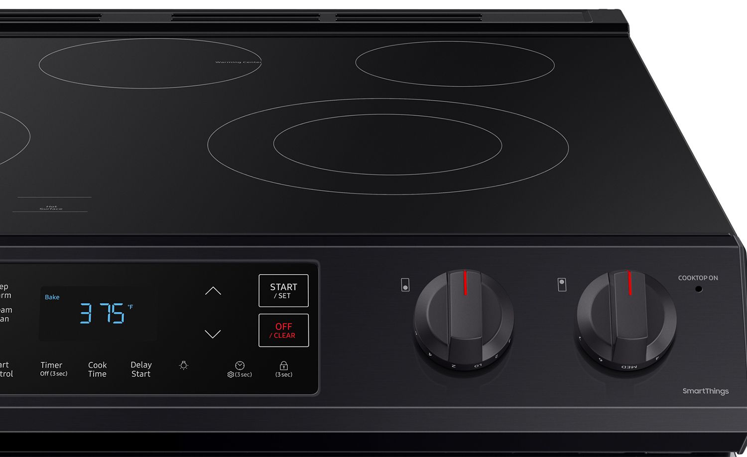  ADA 6.3 Cu. Ft. Fingerprint Resistant Black Stainless Steel Front Control Slide-In Electric Range