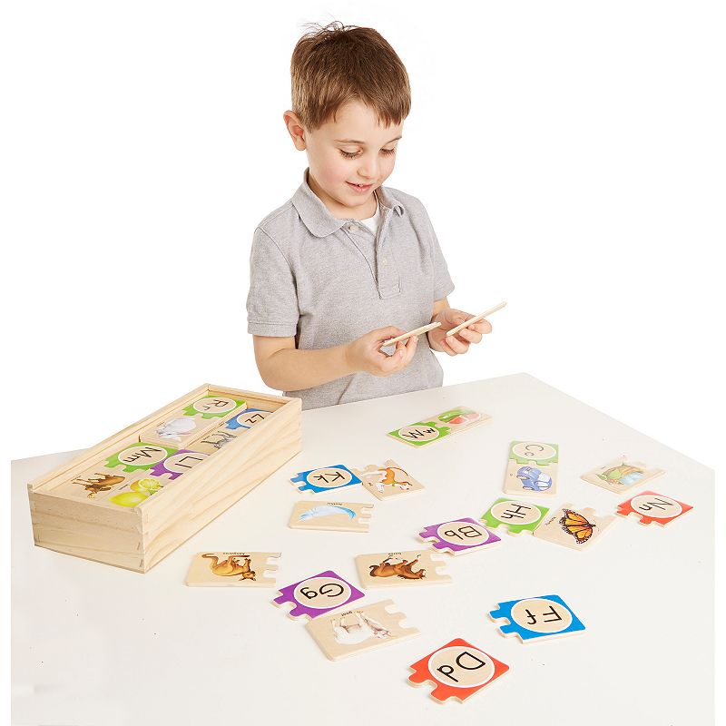 Melissa and Doug Self-Correcting Alphabet Letter Wood Puzzles