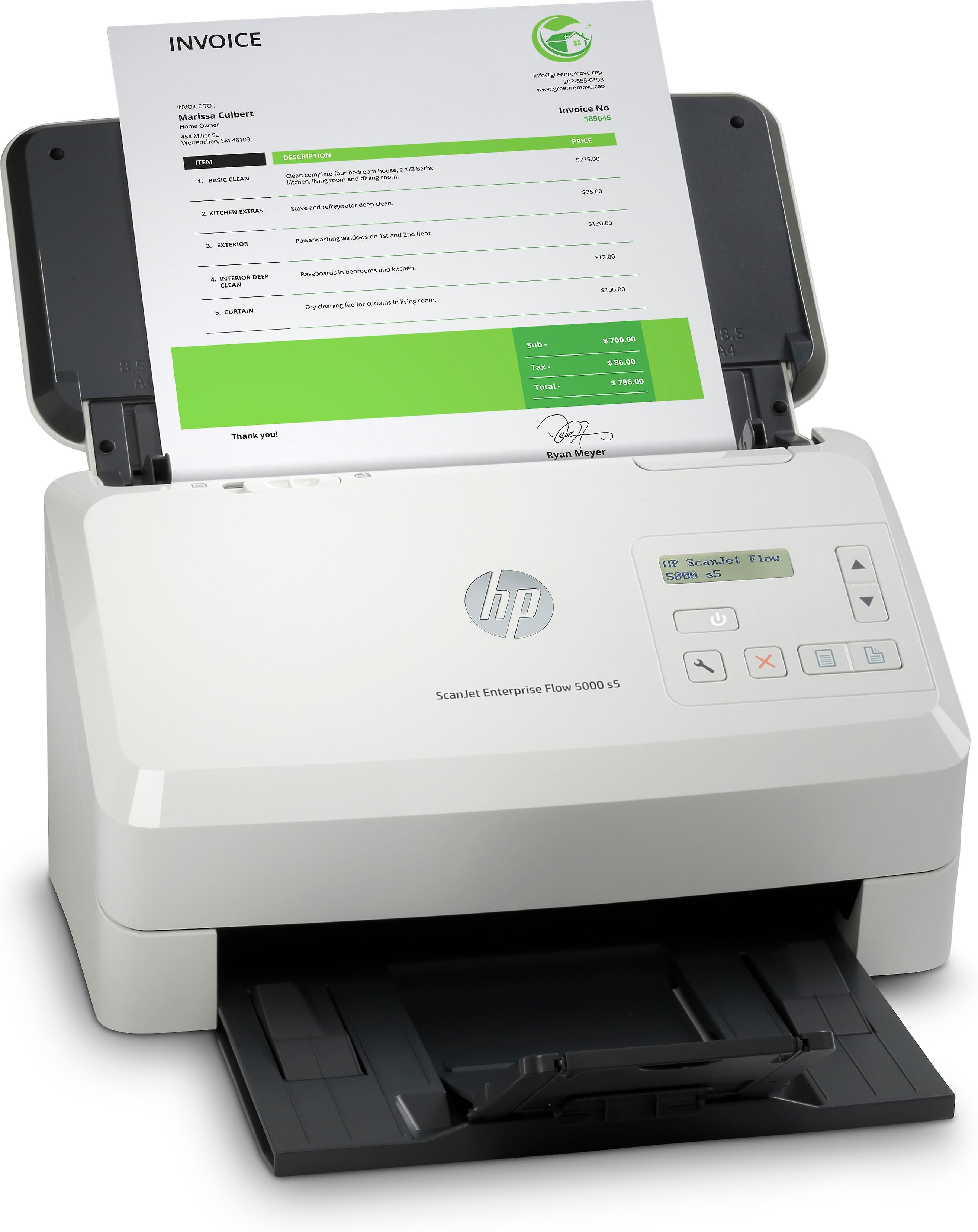 Hp Scanjet Enterprise Flow 5000 S5 - Document Scanner - Desktop - Usb 3.0