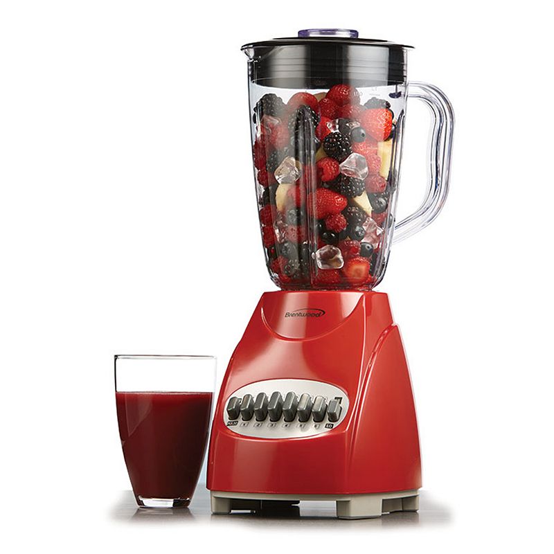 Brentwood 12 Speed Blender with Plastic Jar