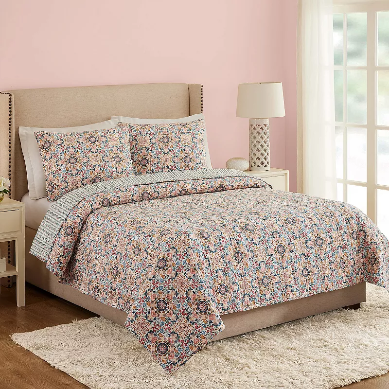 Vera Bradley Enchanted Mandala Quilt and Shams Set