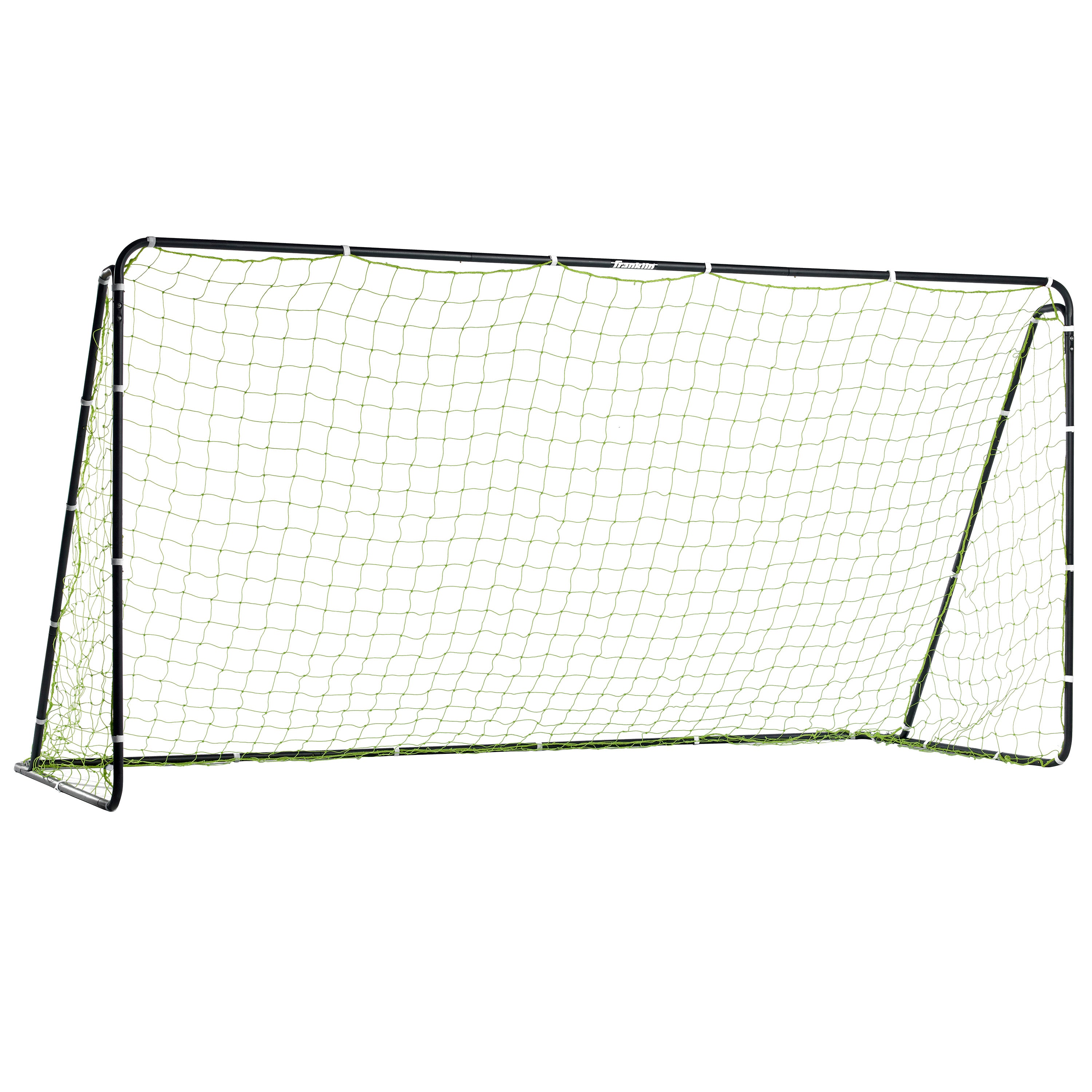 Franklin Sports Competition Steel Backyard Soccer Goal， 12 Ft. x 6 Ft. Soccer Net， Black