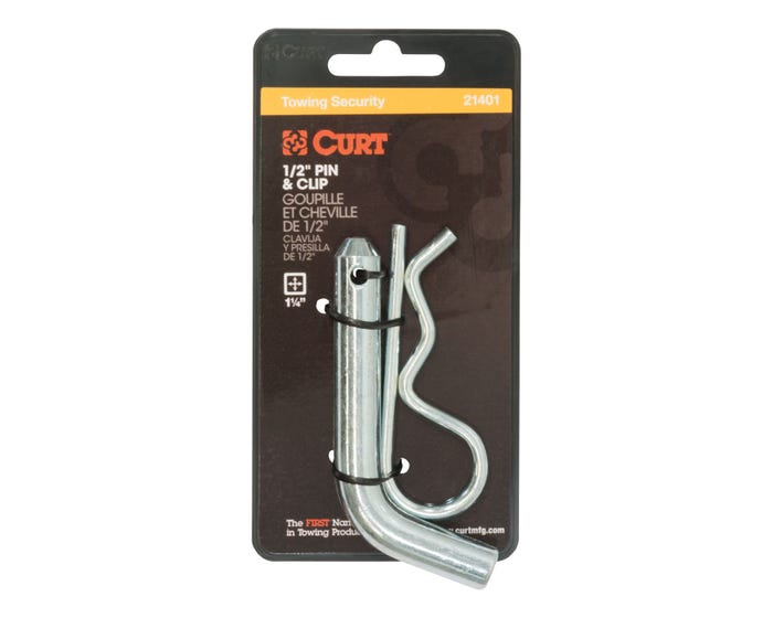 Curt 1/2 In Pin/Clip Package 21401