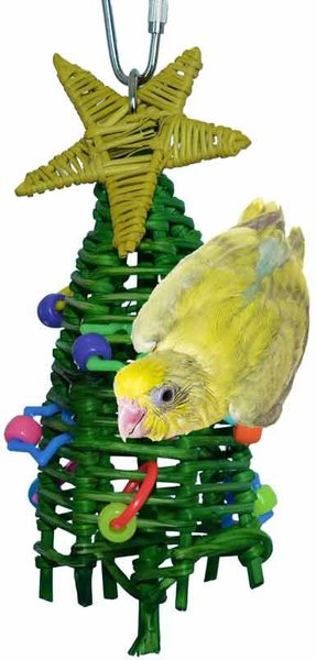 Super Bird Creations Mini Xmas Tree Bird Toy