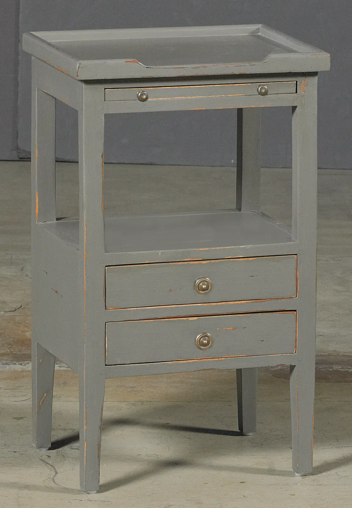 Eaton Slate 2 Draw Side Table