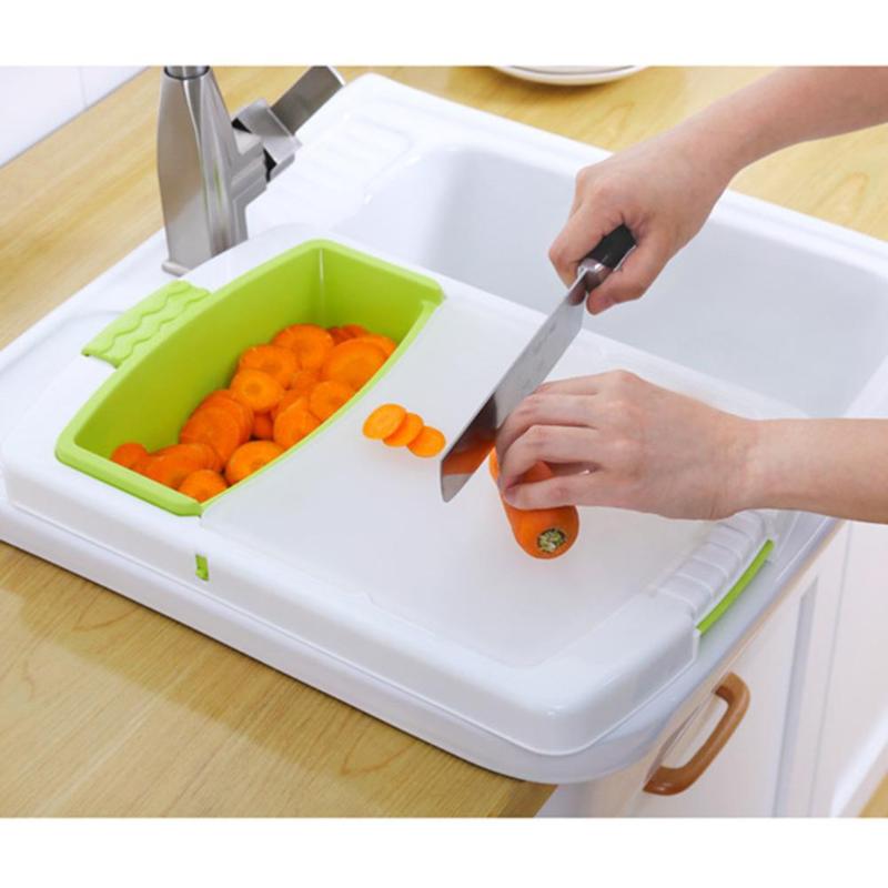 Multifunction Kitchen Chopping Blocks Sinks Drain