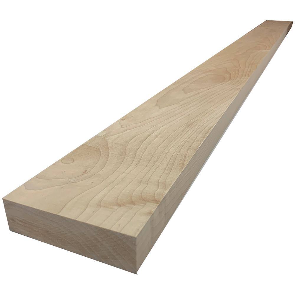 Swaner Hardwood 2 in. x 6 in. x 8 ft. Maple S4S Board OL08051696ME