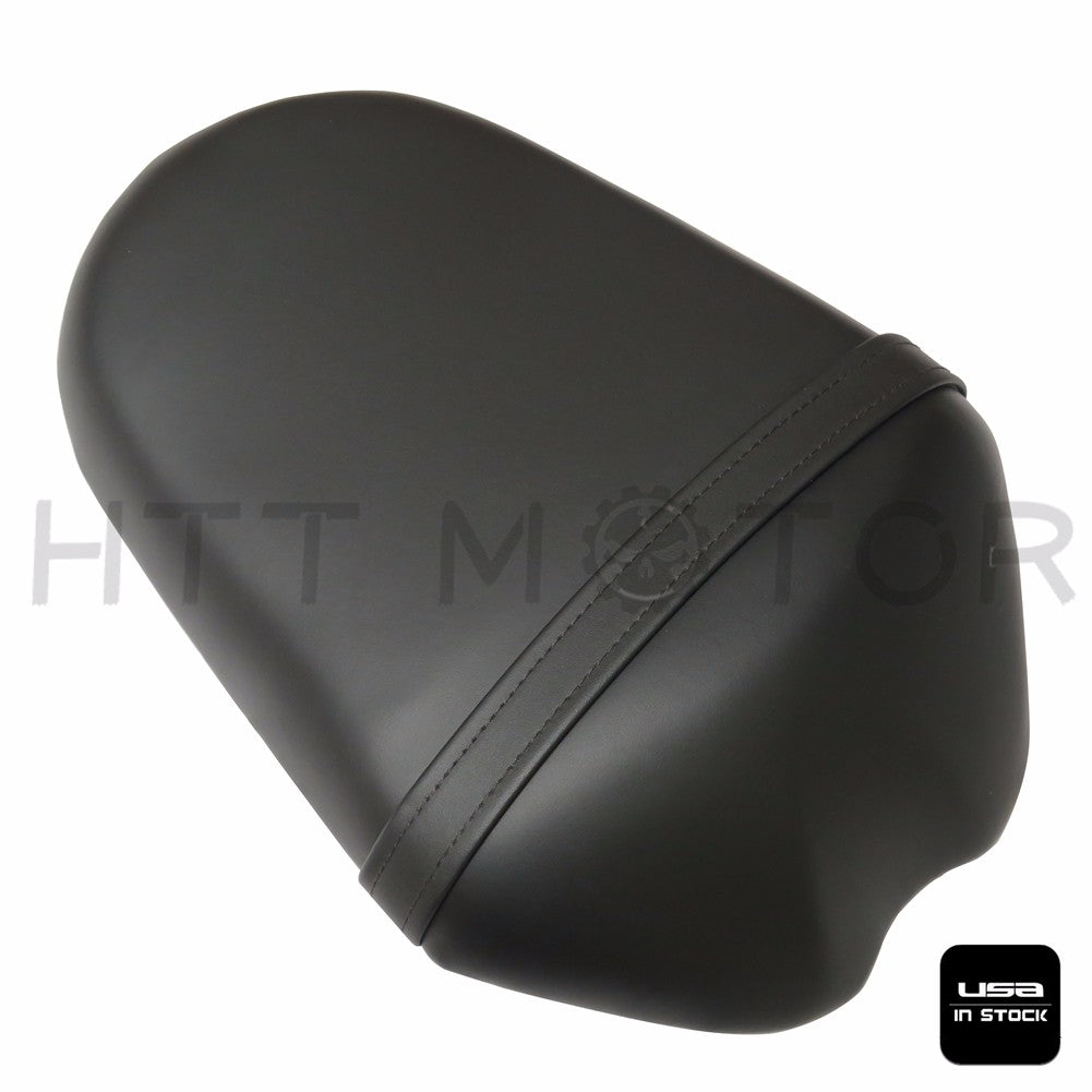 HTTMT- BLACK PASSENGER BACK REAR SEAT PILLION FOR 2009-2016 SUZUKI GSXR1000