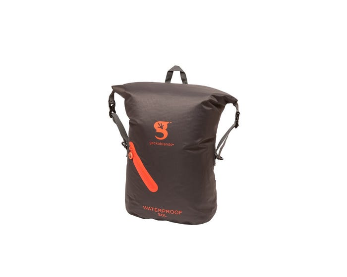 Gecko Lightweight Backpack Grey/Orange GDB-LWBP14-GO